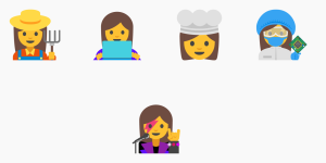 more female emojis